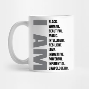 I AM | Black Woman Mug